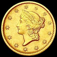 1851 Rare Gold Dollar CHOICE AU