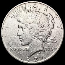 1934-S Silver Peace Dollar LIGHTLY CIRCULATED