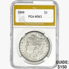 1899 Morgan Silver Dollar PGA MS63