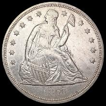 1860-O Seated Liberty Dollar UNCIRCULATED