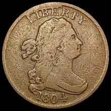 1804 Draped Bust Half Cent NICELY CIRCULATED