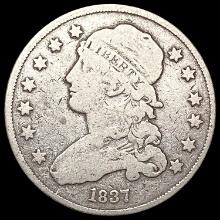 1837 Capped Bust Quarter NICELY CIRCULATED