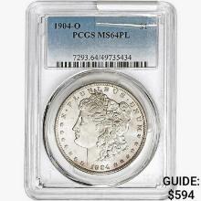 1904-O Morgan Silver Dollar PCGS MS64 PL