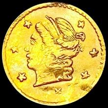 1870 Gold 1/4th Dollar BG-808 California Fractional Gold Series high grade HIGH GRADE