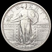 1917-D Standing Liberty Quarter CLOSELY UNCIRCULATED