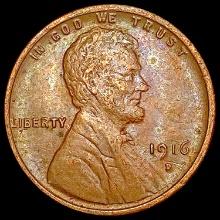 1916-D Wheat Cent CLOSELY UNCIRCULATED