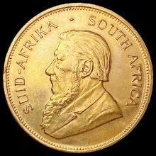 1980 S. Africa 1oz Gold Krugerand CHOICE AU