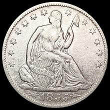 1855-O Seated Liberty Half Dollar CLOSELY UNCIRCULATED