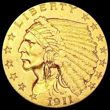 1911 $2.50 Gold Quarter Eagle HIGH GRADE