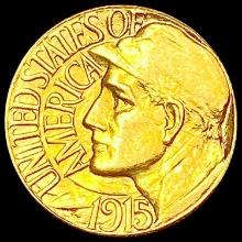 1915-S Pan-Pac Rare Gold Dollar CHOICE AU