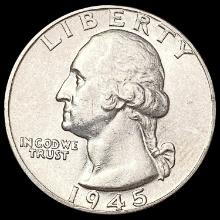 1945 Washington Silver Quarter UNCIRCULATED