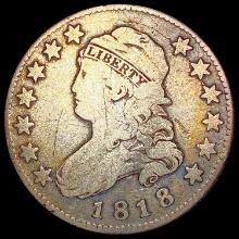 1818 Capped Bust Quarter NICELY CIRCULATED