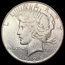 1928-S Silver Peace Dollar UNCIRCULATED