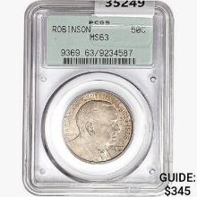 1936 Robinson Half Dollar PCGS MS63