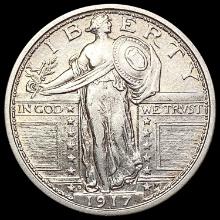 1917-D T1 Standing Liberty Quarter CLOSELY UNCIRCULATED