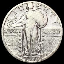 1929-S Standing Liberty Quarter LIGHTLY CIRCULATED