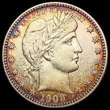 1908-D Barber Quarter UNCIRCULATED