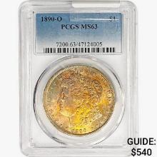 1890-O Morgan Silver Dollar PCGS MS63