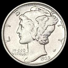 1939-D Mercury Dime UNCIRCULATED