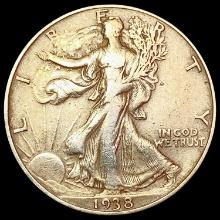 1938-D Walking Liberty Half Dollar CLOSELY UNCIRCULATED