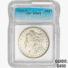 1900-O Morgan Silver Dollar ICG MS65