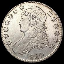 1830 Small O Capped Bust Half Dollar CLOSELY UNCIRCULATED