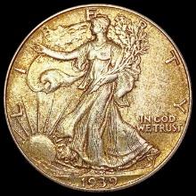 1939 Walking Liberty Half Dollar CLOSELY UNCIRCULATED