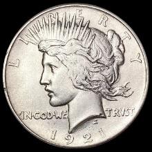 1921 Silver Peace Dollar CLOSELY UNCIRCULATED