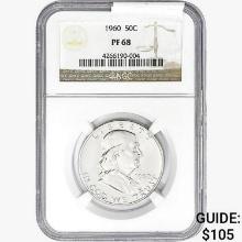 1960 Franklin Half Dollar NGC PF68