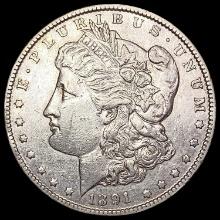 1891-CC Morgan Silver Dollar CLOSELY UNCIRCULATED