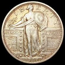 1917 T1 Standing Liberty Quarter CLOSELY UNCIRCULATED