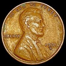 1931-S Wheat Cent LIGHTLY CIRCULATED