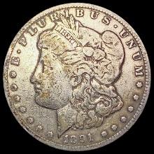 1891-CC Morgan Silver Dollar LIGHTLY CIRCULATED