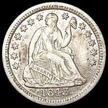 1843 Seated Liberty Half Dime CLOSELY UNCIRCULATED