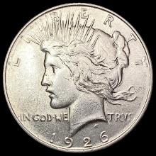 1926-D Silver Peace Dollar CHOICE AU