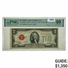 1928D $2 Legal Tender Note PMG EF 40