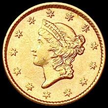 1853 Ty I Rare Gold Dollar CLOSELY UNCIRCULATED