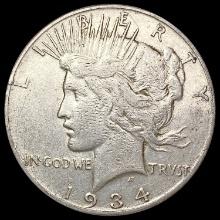 1934-S Silver Peace Dollar CLOSELY UNCIRCULATED