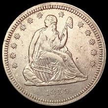 1859 Seated Liberty Quarter CLOSELY UNCIRCULATED