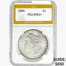 1899 Morgan Silver Dollar PGA MS63+