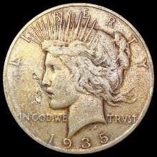 1935-S Silver Peace Dollar LIGHTLY CIRCULATED