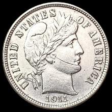 1911-D Barber Dime UNCIRCULATED