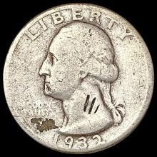 1932-D Washington Silver Quarter NICELY CIRCULATED