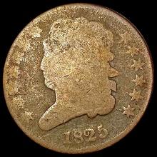 1825 Classic Head Half Cent NICELY CIRCULATED