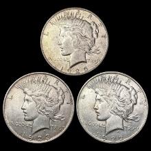 [3] 1922-1925 Silver Peace Dollar UNCIRCULATED