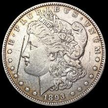 1893 Morgan Silver Dollar NEARLY UNCIRCULATED