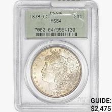 1878-CC Morgan Silver Dollar PCGS MS64