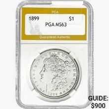 1899 Morgan Silver Dollar PGA MS63