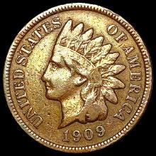 1909-S Indian Head Cent LIGHTLY CIRCULATED