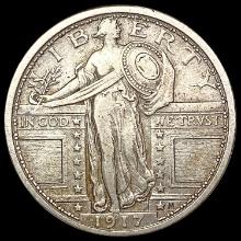 1917 Ty1 Standing Liberty Quarter NEARLY UNCIRCULATED